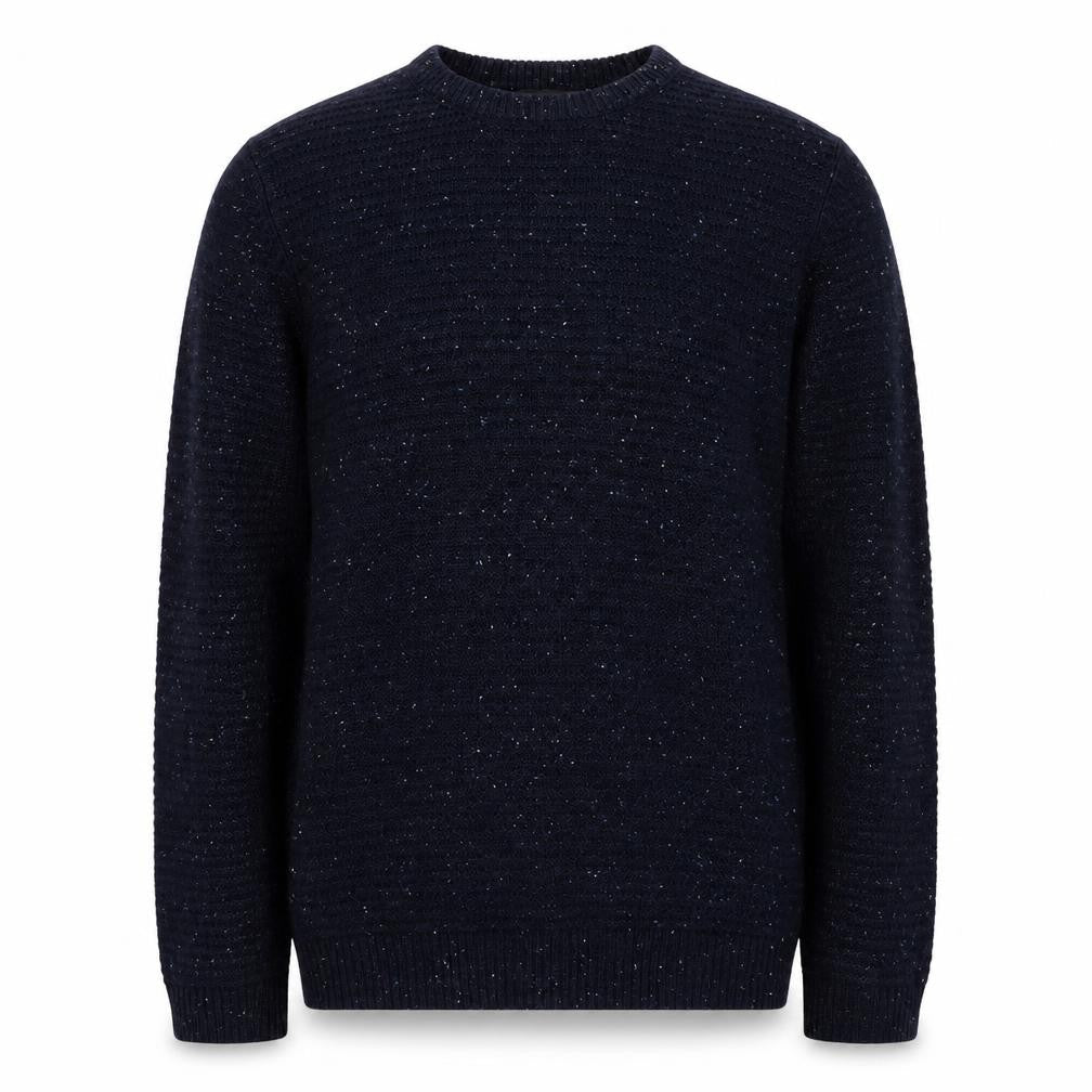 Cedarwood State Mens Blue Round Neck Polyester Pullover Jumper Size M