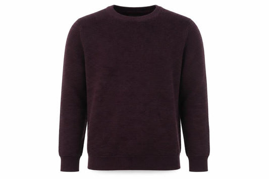 Next Mens Purple Round Neck Cotton Pullover Jumper Size S
