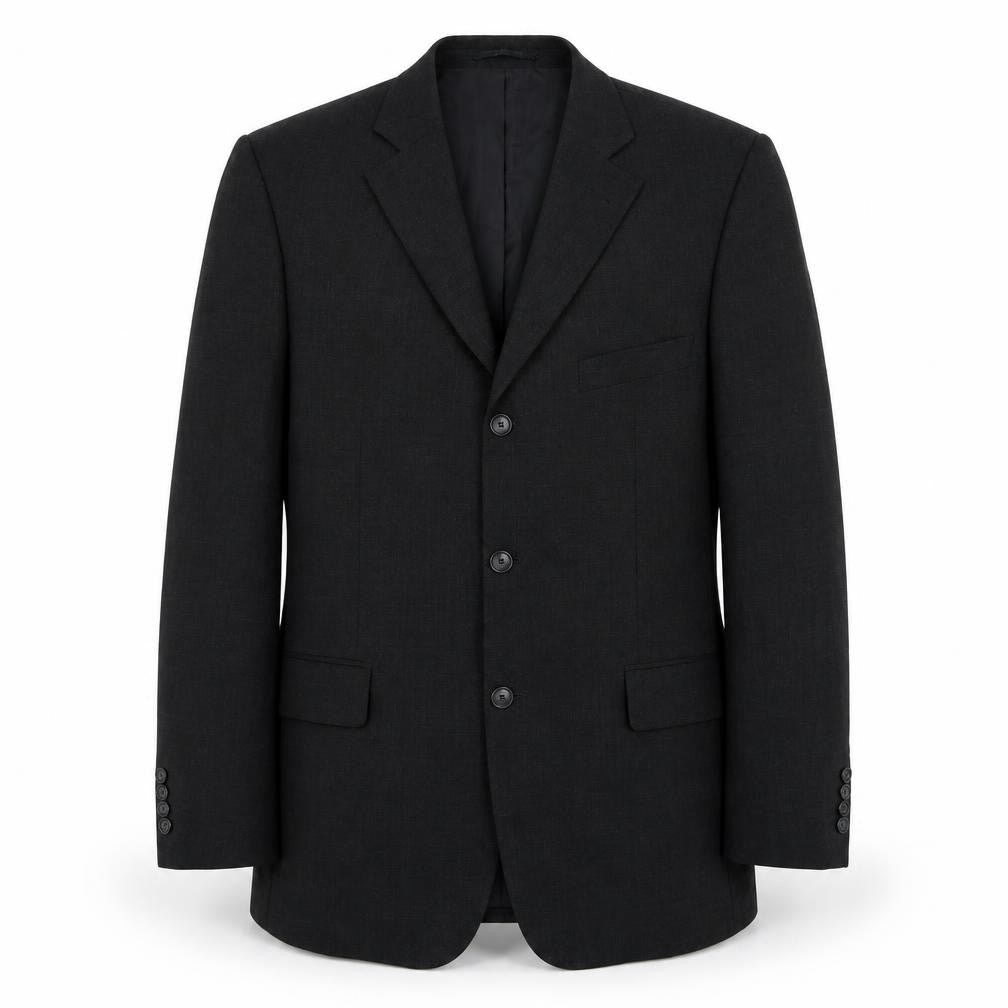 Armando Mens Grey Wool Jacket Suit Jacket Size 40