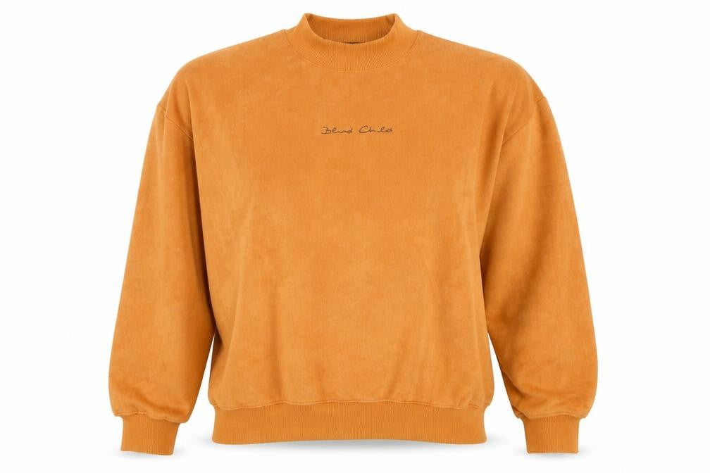 Zaful Womens Orange Polyester Pullover Sweatshirt Size 12 Pullover