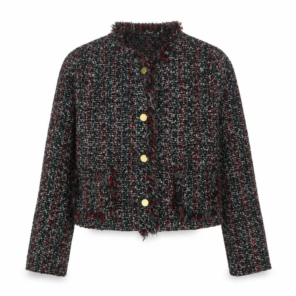 Springfield Womens Multicoloured Round Neck Striped Acrylic Cardigan Jumper Size 10