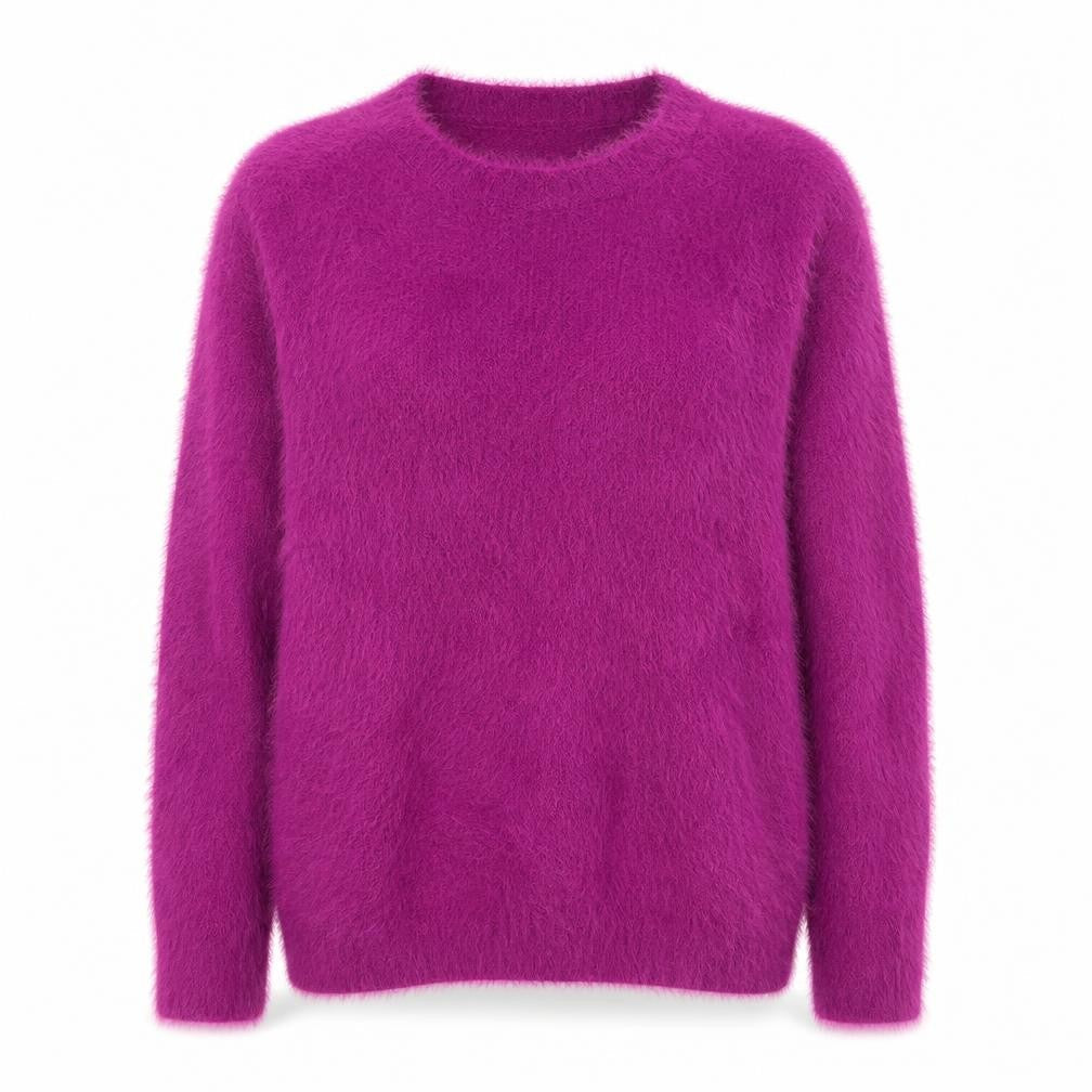 Lakeland Womens Purple Round Neck Nylon Pullover Jumper Size 12