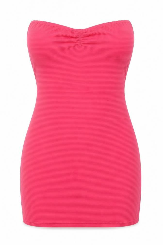 Preworn Womens Pink Polyester Bodycon Size S Sweetheart Pullover