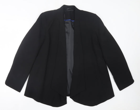 Bonmarché Womens Black Jacket Blazer Size 14