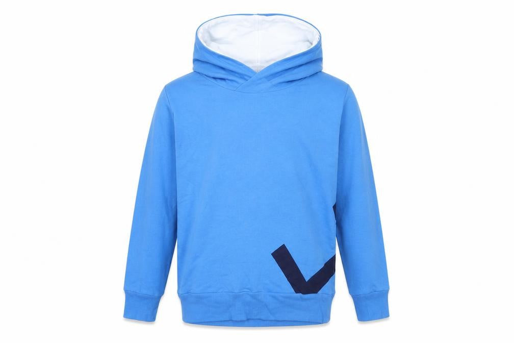 Up Boys Blue Cotton Pullover Hoodie Size XL