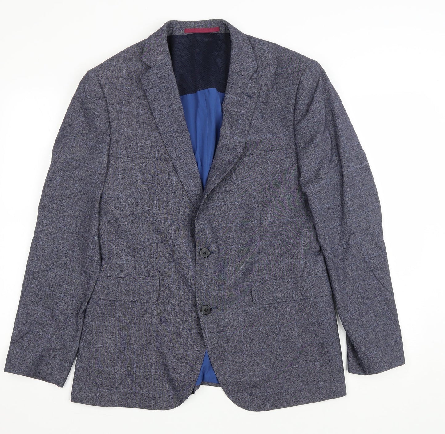 Burton Mens Grey Polyester Jacket Blazer Size 42