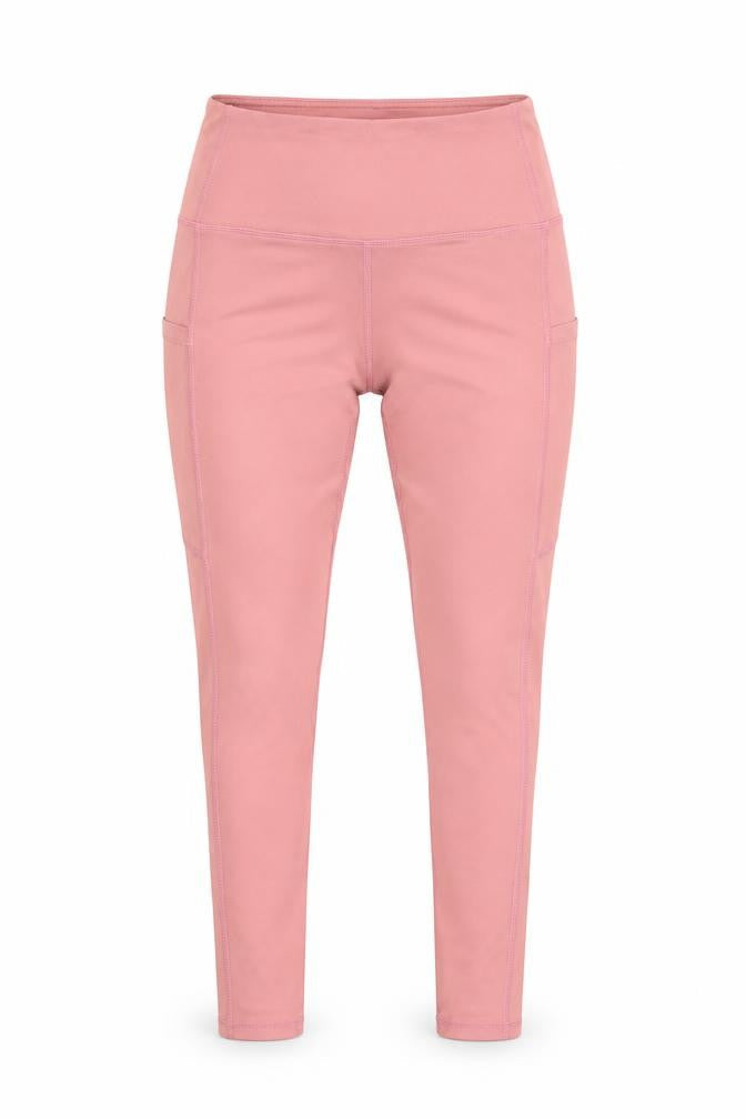 Preworn Womens Pink Nylon Compression Leggings Size M L24 in Regular Pullover