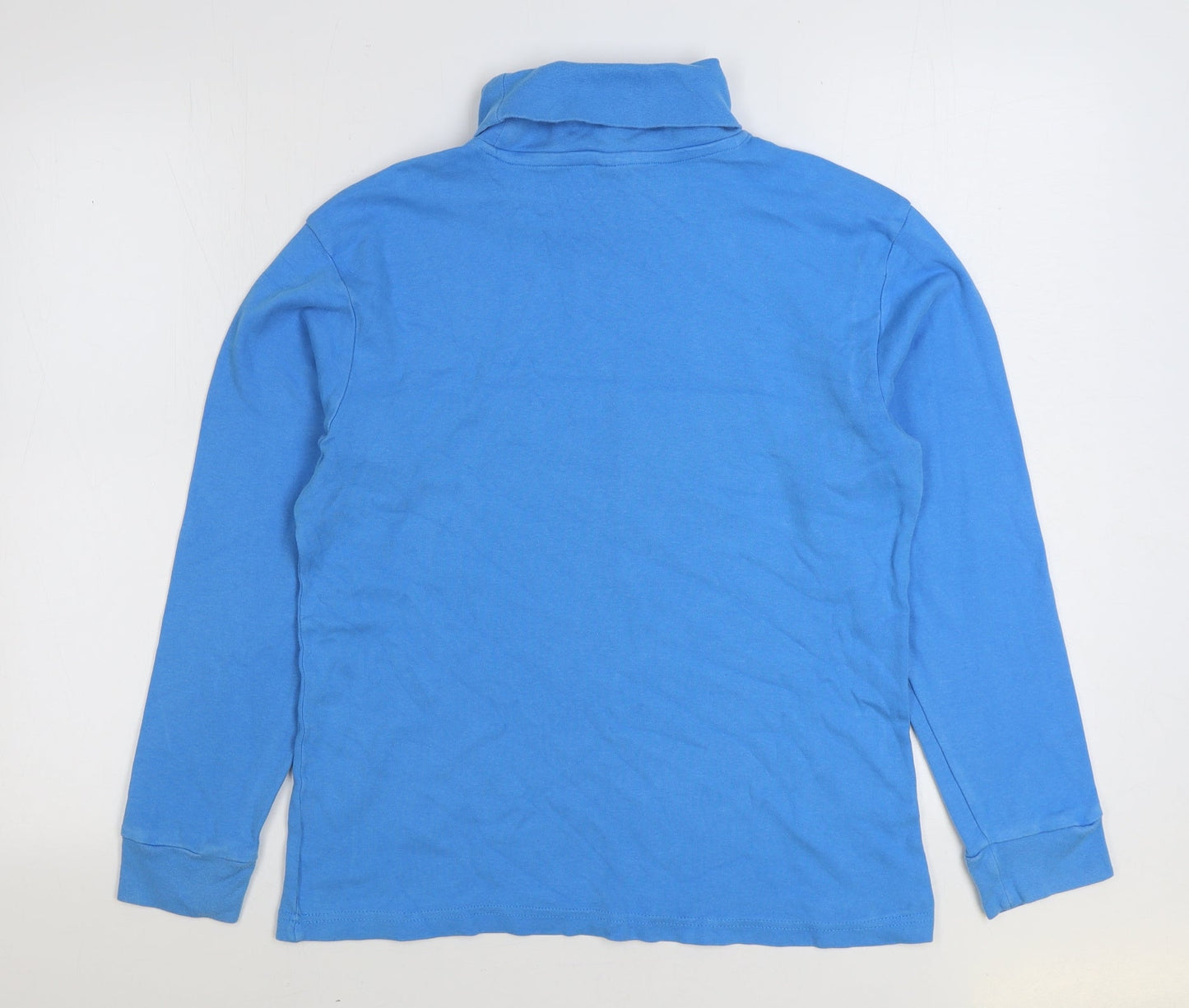 Crane Snow Womens Blue Cotton Pullover Sweatshirt Size M Pullover