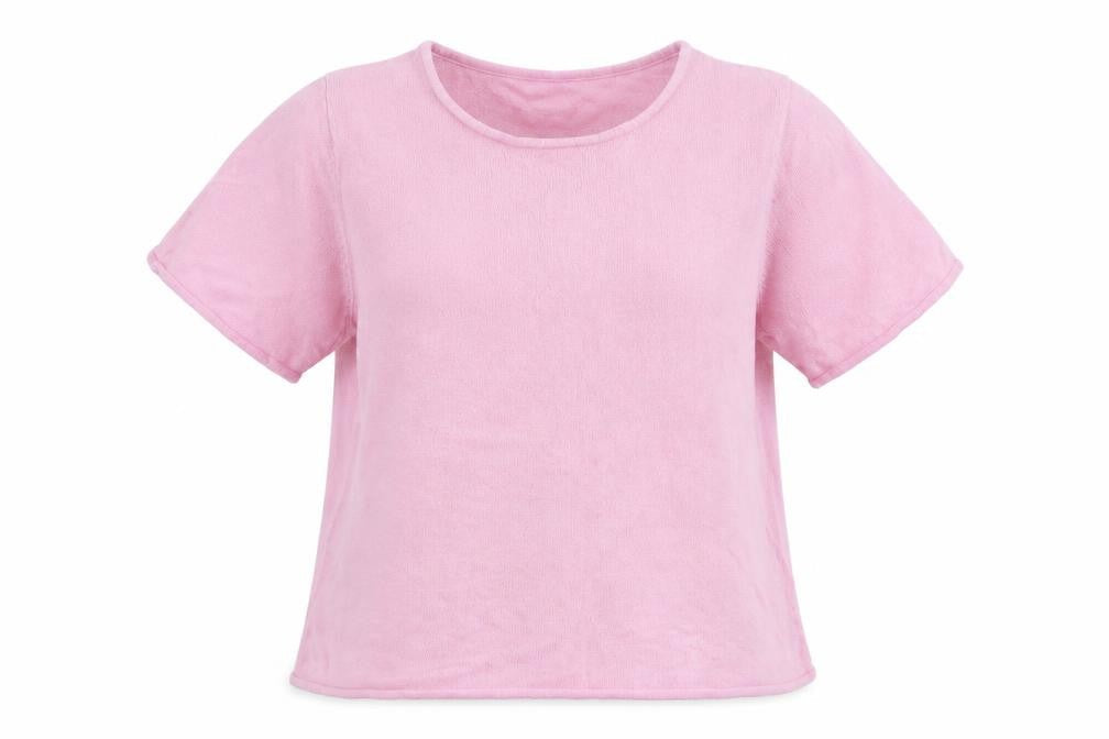 Bonmarché Womens Pink Round Neck Acrylic Pullover Jumper Size L