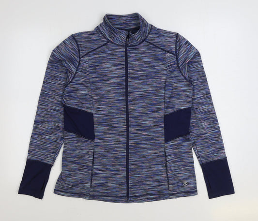 Dunnes Stores Womens Multicoloured Geometric Jacket Size M Zip