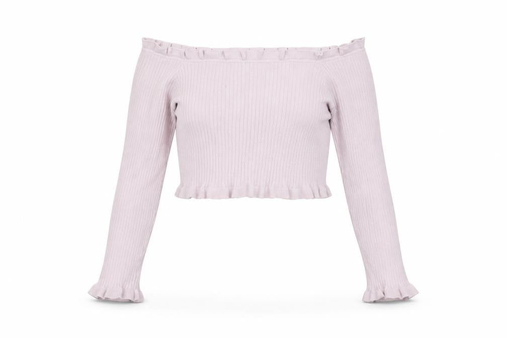 Threadbare Womens Pink Polyester Cropped Blouse Size 10 Square Neck