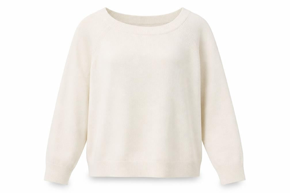 Marks & Spencer Womens Ivory Roll Neck Acrylic Pullover Jumper Size 14