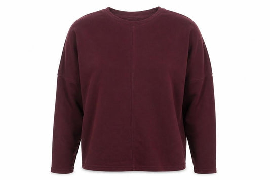 New Look Womens Purple Cotton Pullover Sweatshirt Size 12 Pullover