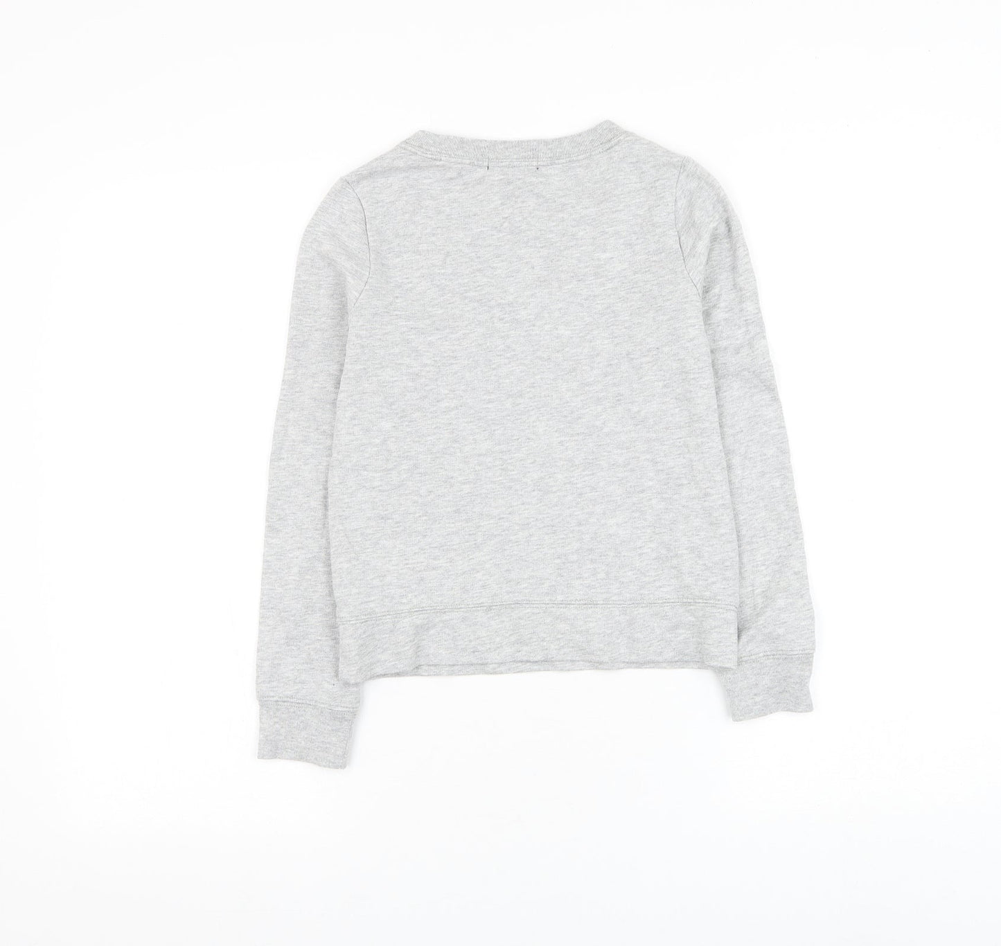 Gap Girls Grey Cotton Pullover Sweatshirt Size 8-9 Years Pullover