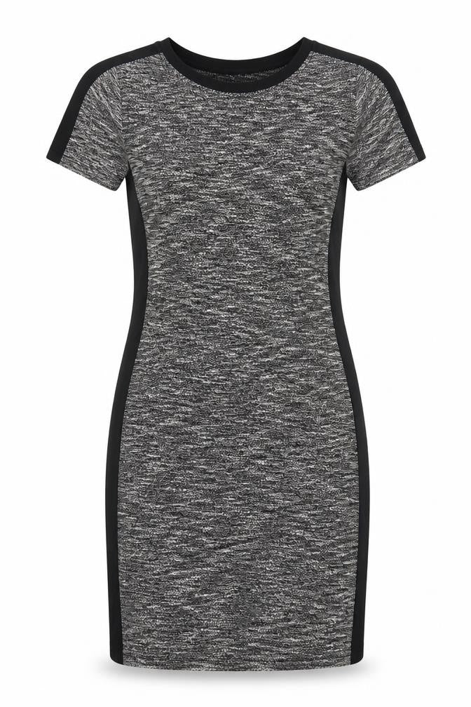 Avenue Womens Grey Polyester Pencil Dress Size 8 Round Neck Pullover