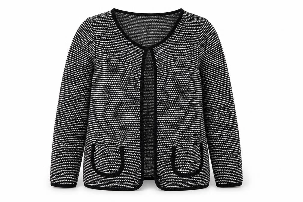 Papaya Womens Black Jacket Blazer Size 12 Hook & Eye