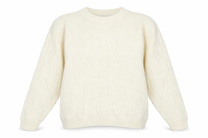 Damart Womens Yellow Crew Neck Acrylic Pullover Jumper Size 14