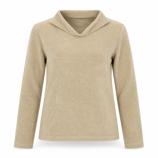 Per Una Womens Brown Cowl Neck Polyester Pullover Jumper Size 8