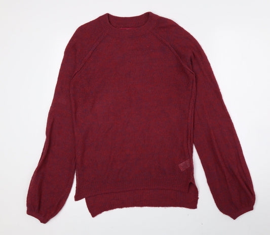 NEXT Womens Pink Crew Neck Acrylic Pullover Jumper Size 6