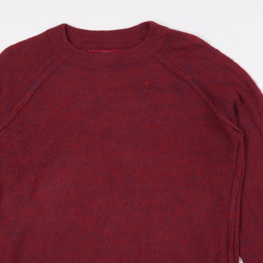 NEXT Womens Pink Crew Neck Acrylic Pullover Jumper Size 6