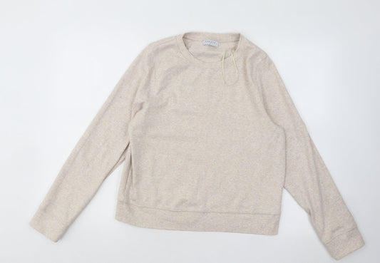 Papaya Womens Pink Cotton Pullover Sweatshirt Size S Pullover
