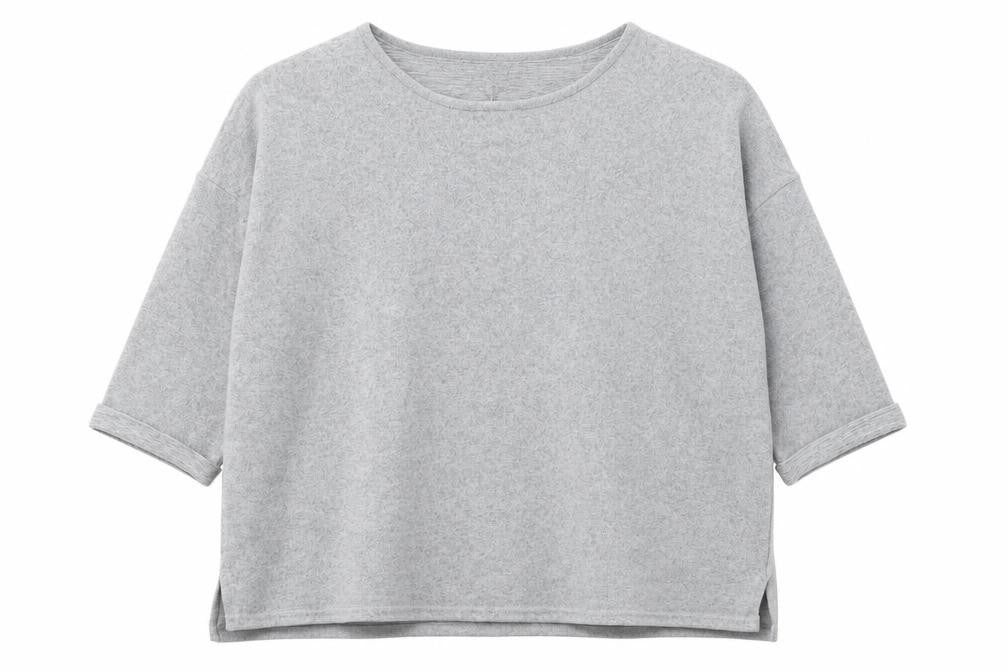 New Look Womens Grey Round Neck Acrylic Pullover Jumper Size M
