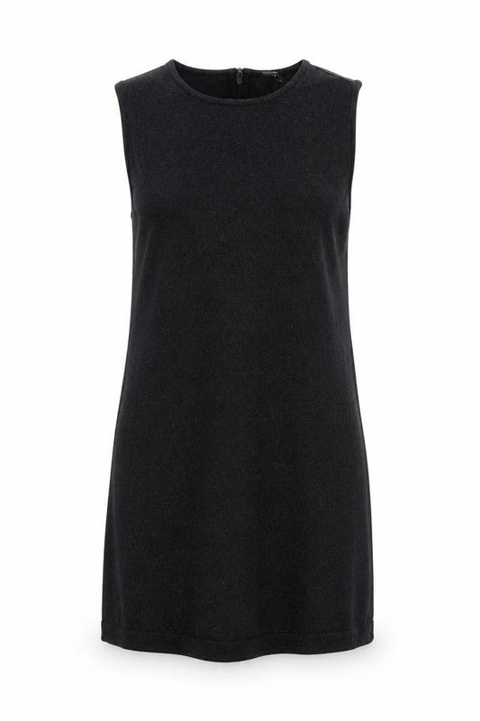 Brave Soul Womens Black Viscose Shift Size M Scoop Neck Pullover