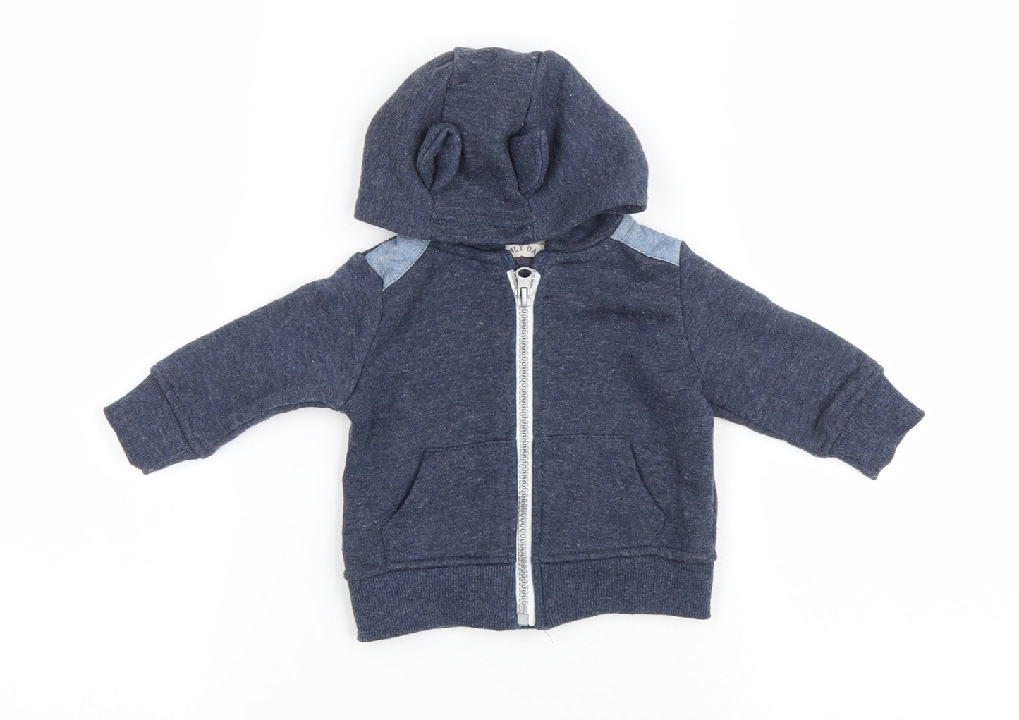 Primark Baby Blue Jacket Size 0-3 Months Zip