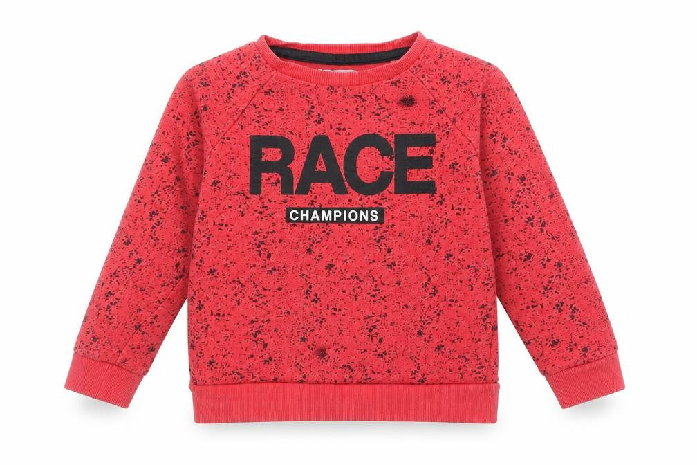 BOYS Boys Pink Cotton Pullover Sweatshirt Size 3-4 Years Pullover - Race Champions