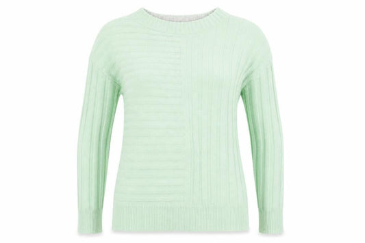 Marks & Spencer Womens Green Round Neck Acrylic Pullover Jumper Size XS