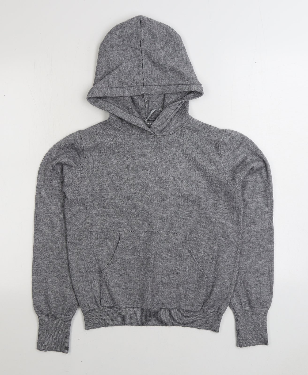 Primark Womens Grey Viscose Pullover Hoodie Size XS Pullover