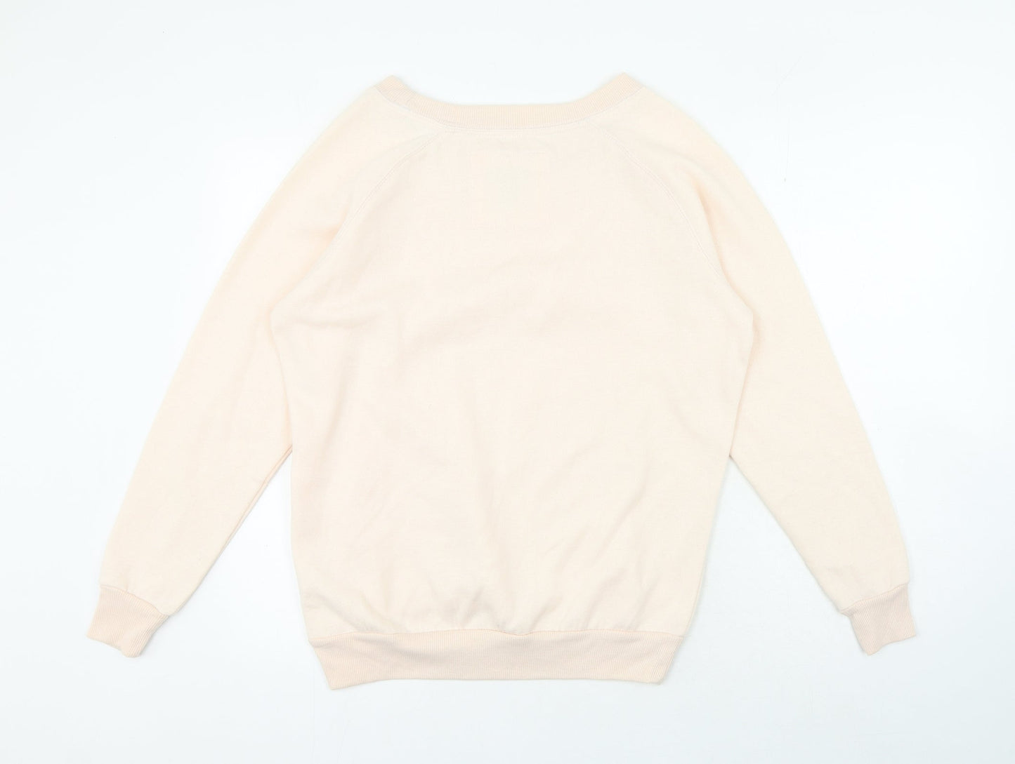 New Look Womens Pink Polyester Pullover Sweatshirt Size 12