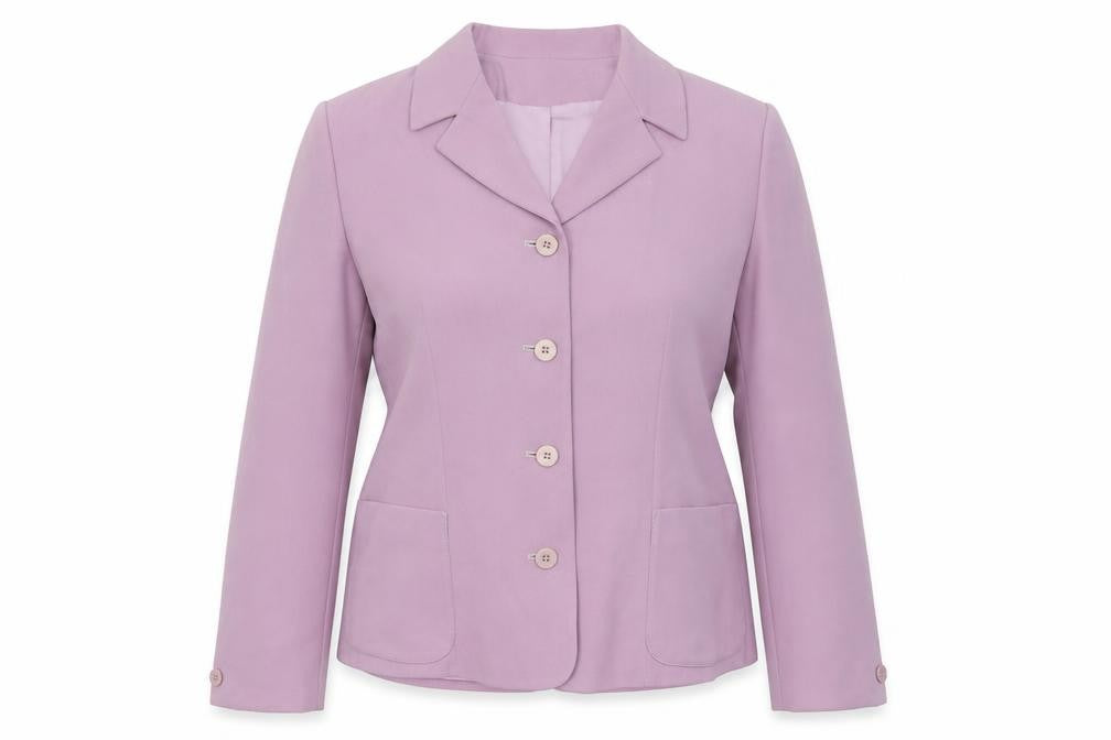 George Womens Purple Jacket Blazer Size 14 Button