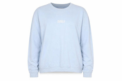 Gungla Womens Blue Cotton Pullover Sweatshirt Size XL Pullover