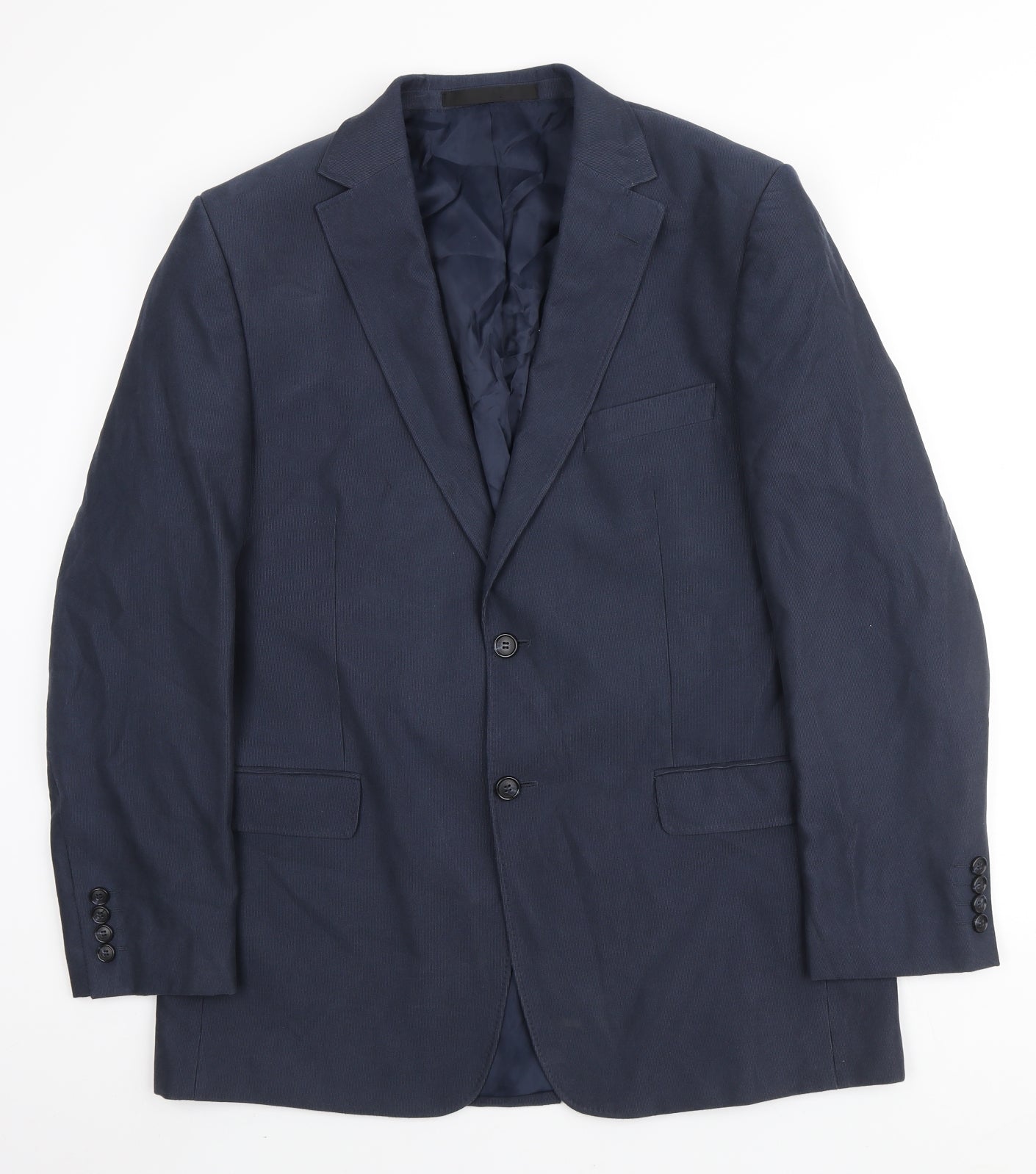 Marks and Spencer Mens Blue Polyester Jacket Suit Jacket Size M