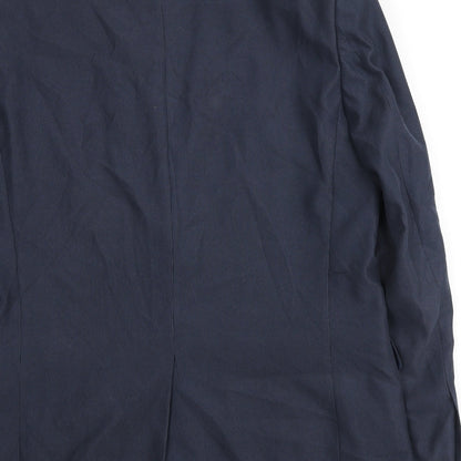 Marks & Spencer Mens Blue Polyester Jacket Suit Jacket Size M