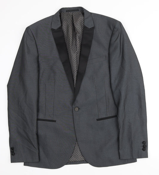 NEXT Mens Grey Polyester Blazer