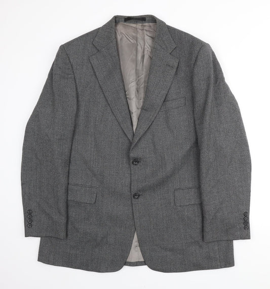 Marks and Spencer Mens Black Wool Blazer