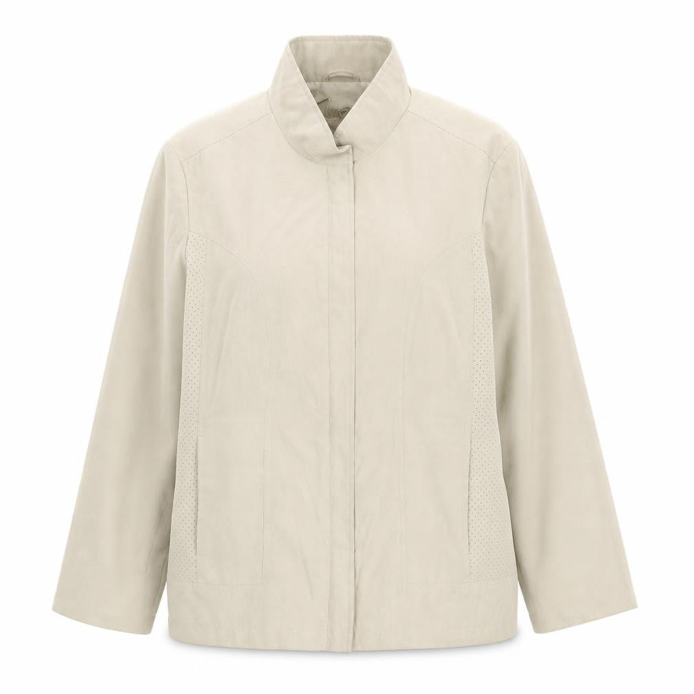 Klass Womens Ivory Jacket Size L Zip