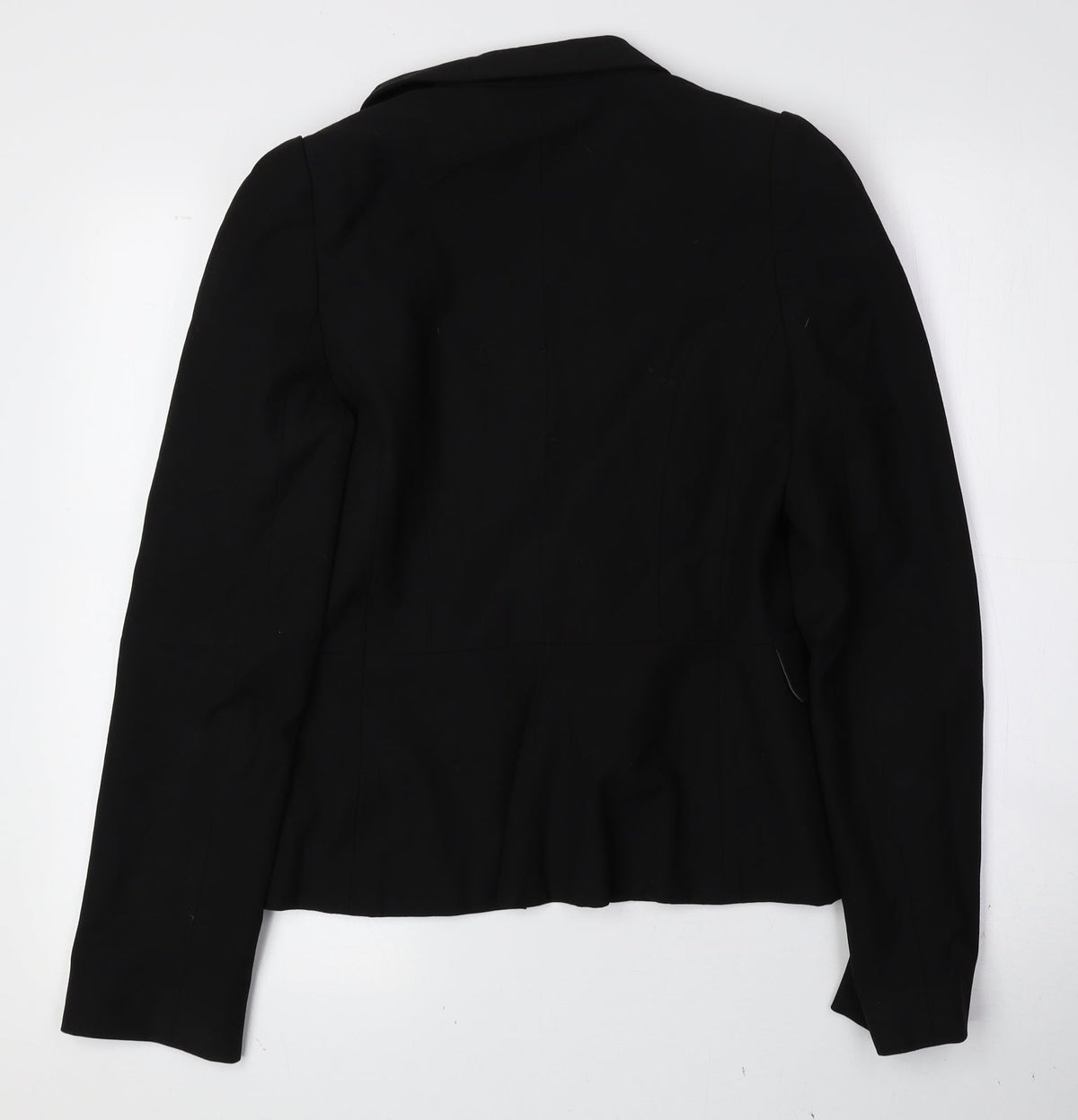 Oasis Womens Black Polyester Jacket Blazer Size 12