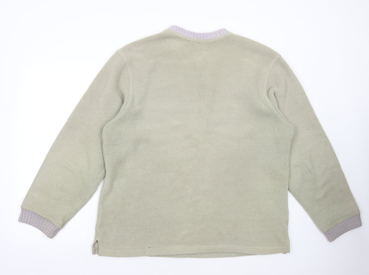 Armando Mens Green Polyester Pullover Sweatshirt Size M