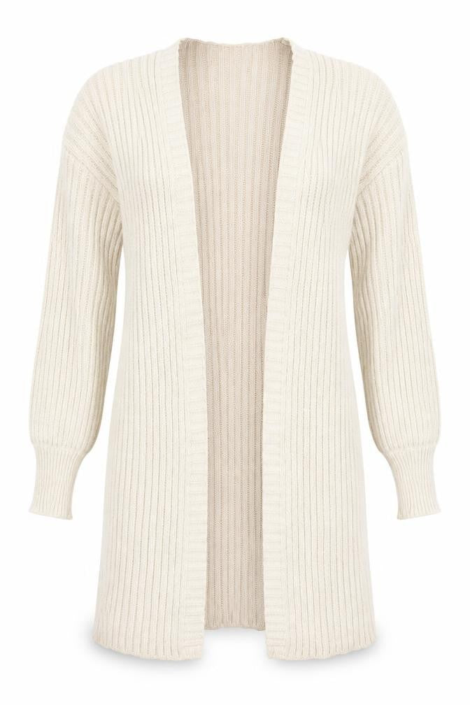 Preworn Womens Beige V-Neck Acrylic Cardigan Jumper Size S