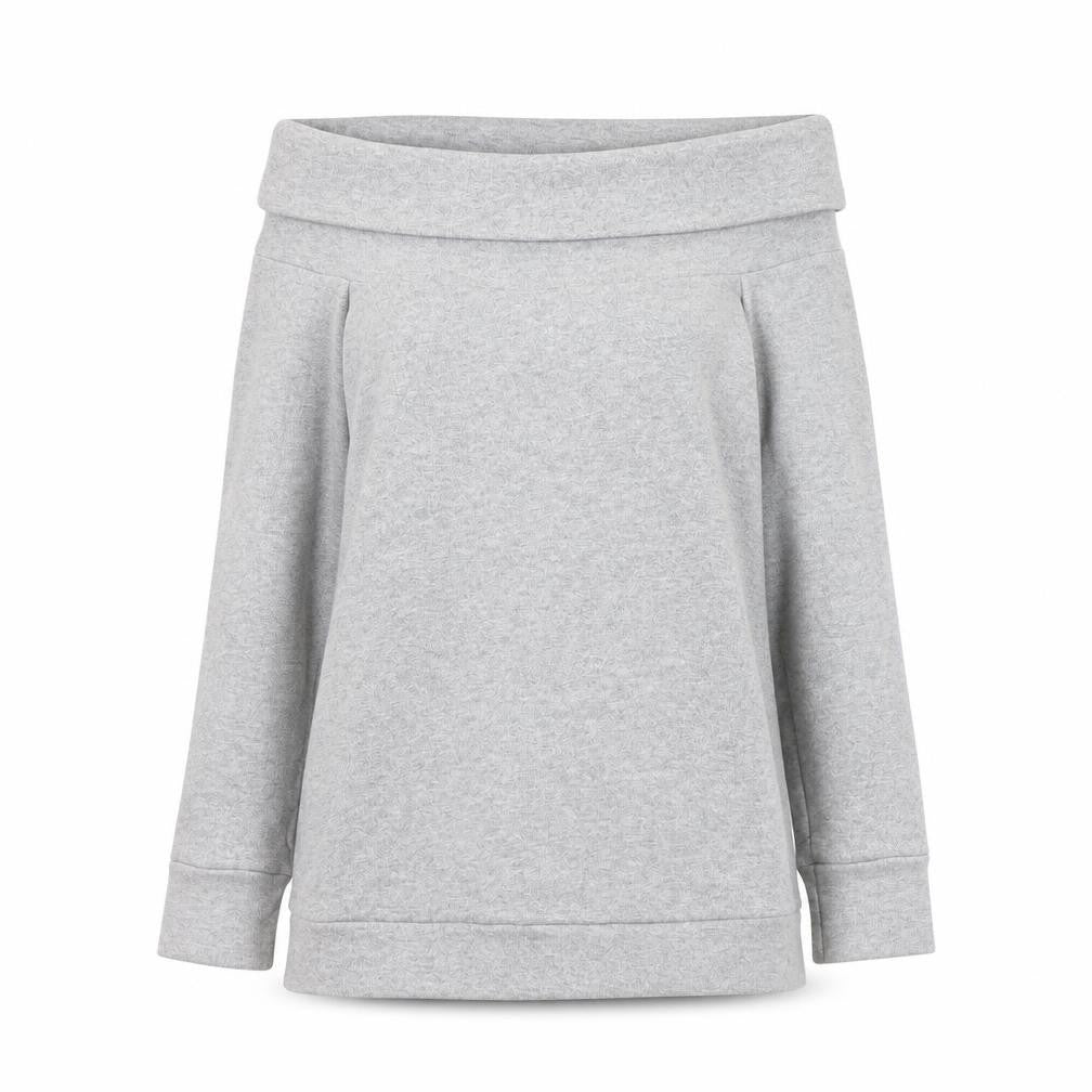 Select Womens Grey Boat Neck Polyester Pullover Jumper Size 10