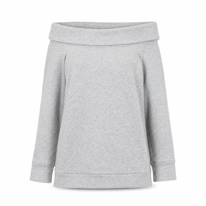Select Womens Grey Boat Neck Polyester Pullover Jumper Size 10