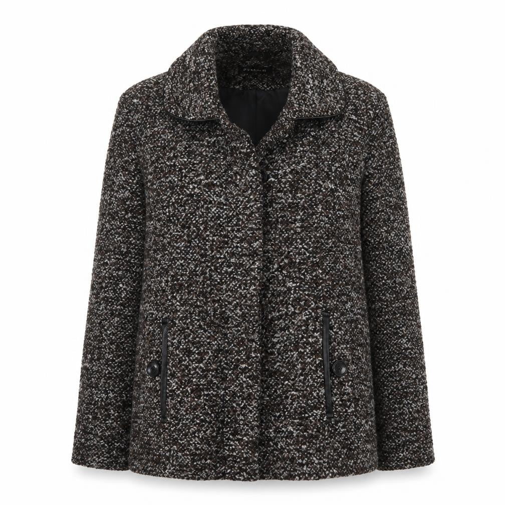 Finesse Womens Brown Jacket Size 14 Button