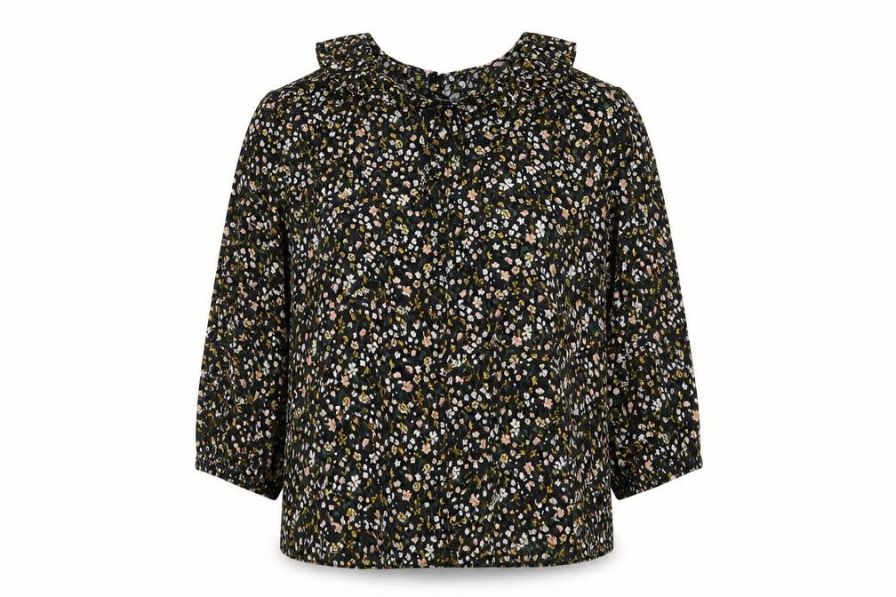 Primark Womens Multicoloured Floral Viscose Basic Blouse Size 14 Collared