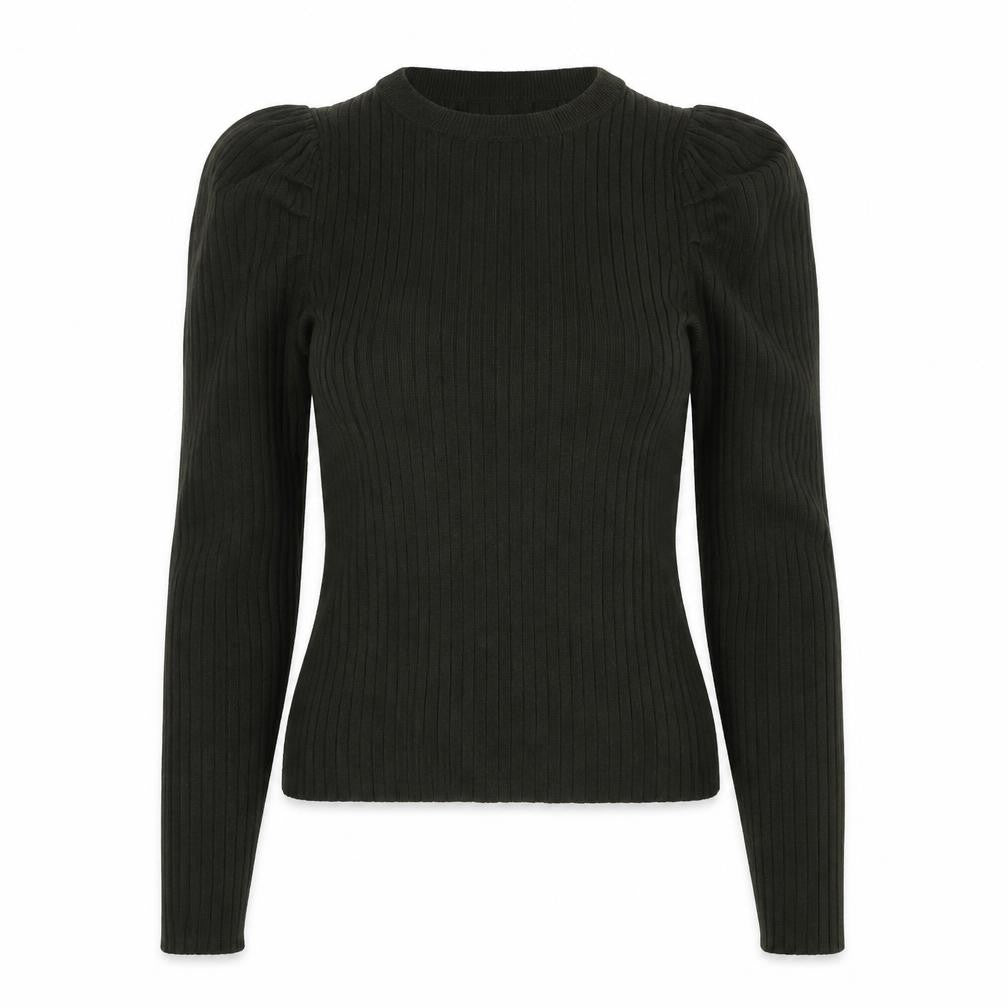Sweewe Womens Grey Round Neck Viscose Pullover Jumper Size S