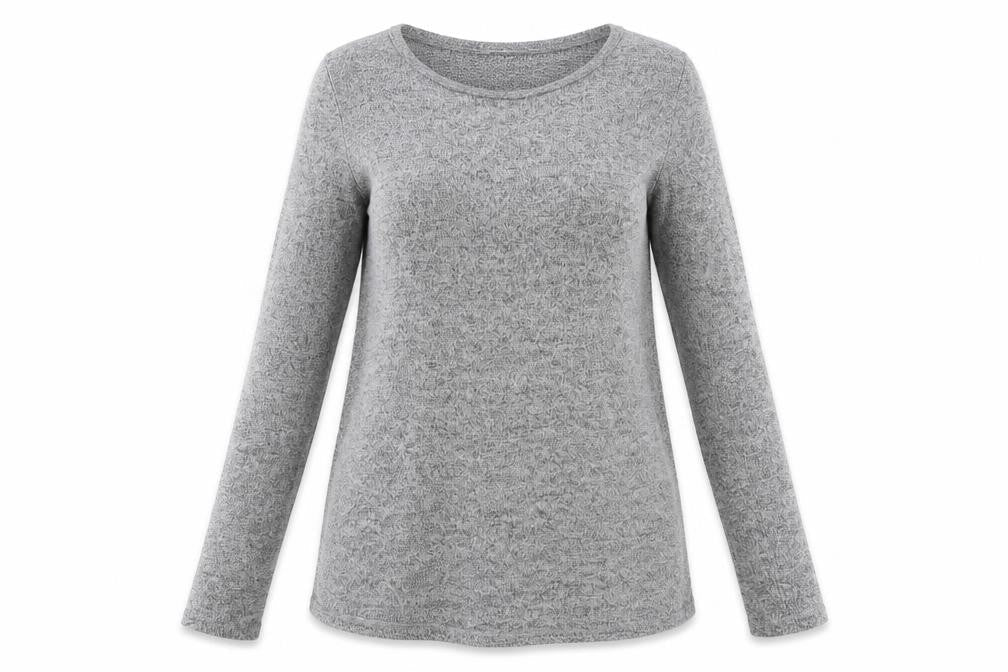 NEXT Womens Grey Round Neck Viscose Pullover Jumper Size 10