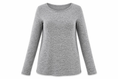 Next Womens Grey Round Neck Viscose Pullover Jumper Size 10