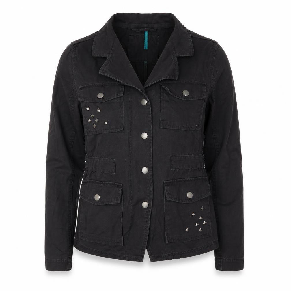 Mossimo Womens Grey Jacket Size S Snap